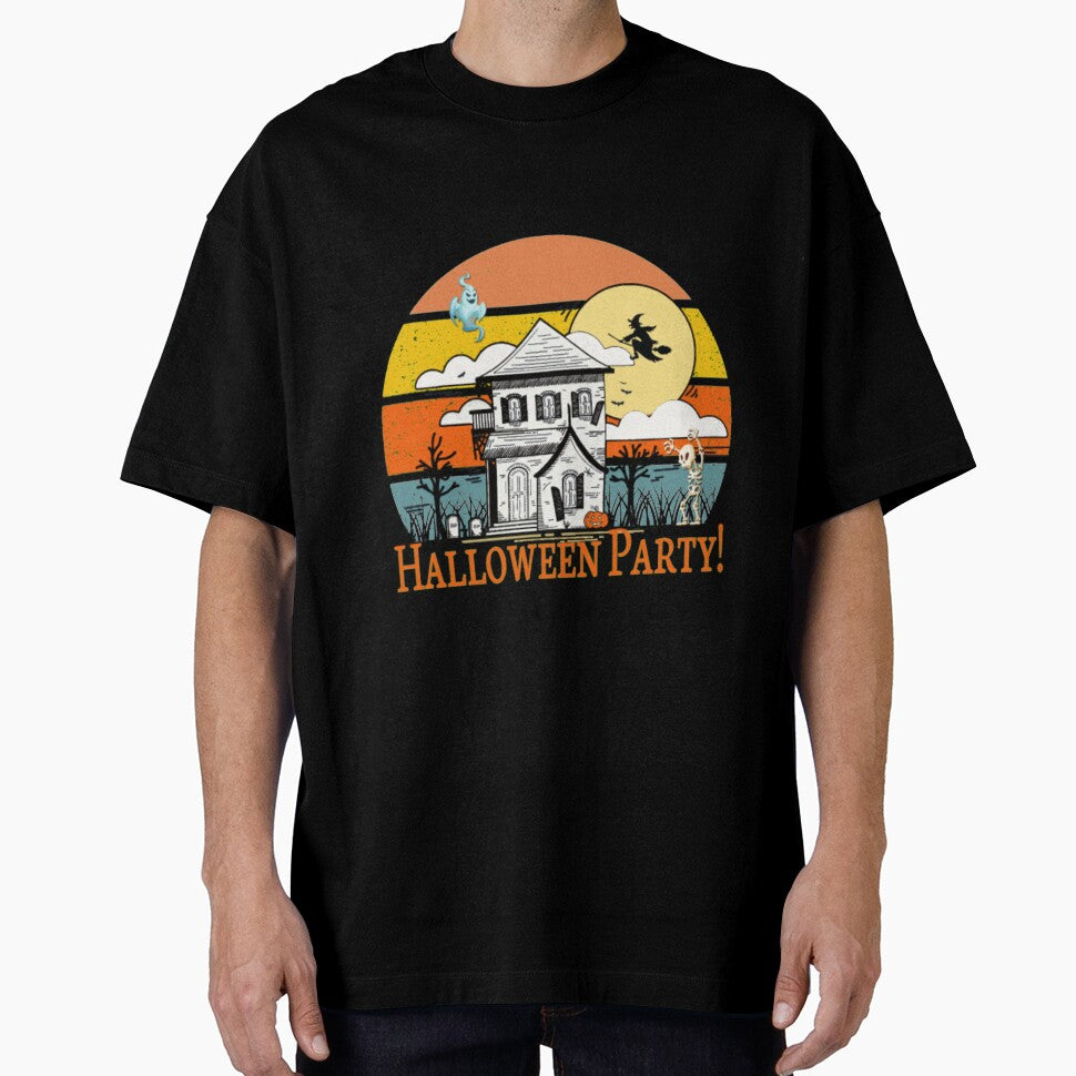 Halloween Party Vintage Haunted House Ghost by Clavitaps
