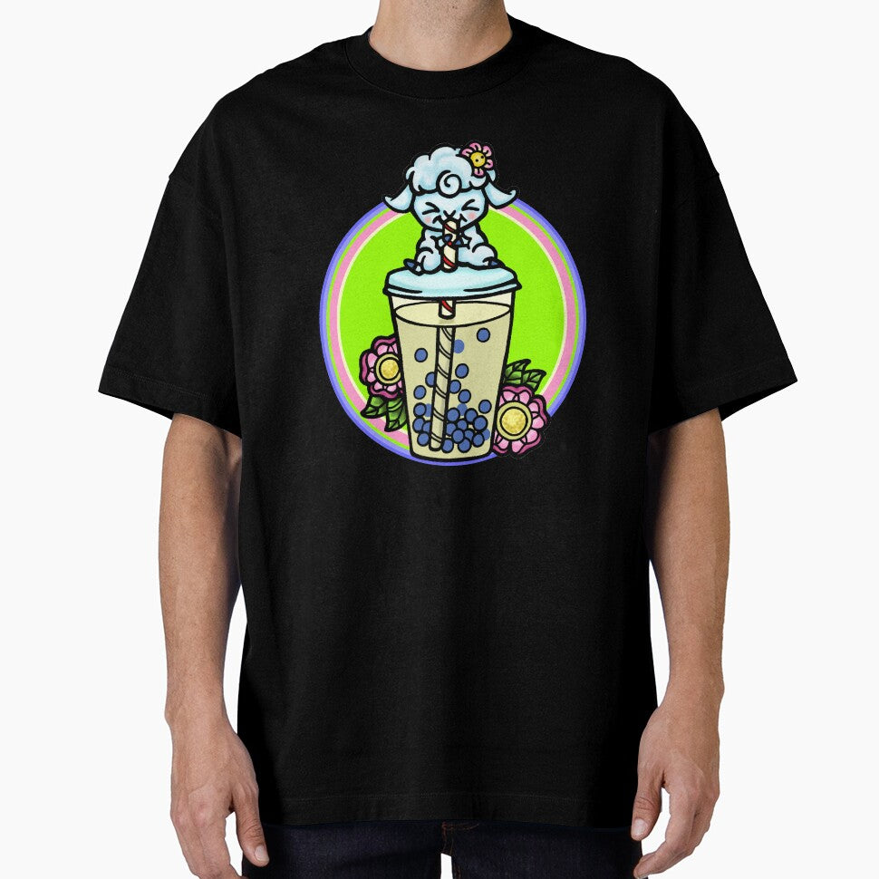 kawaii boba tea by sandpiperstudio