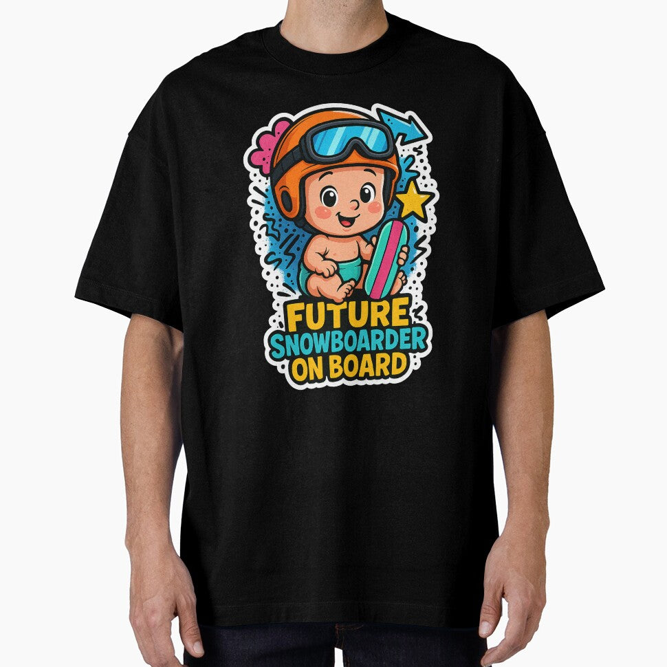 Future Snowboarder Baby On Board Car Art by Trendy Sticker & Merch Collection - Express Yourself