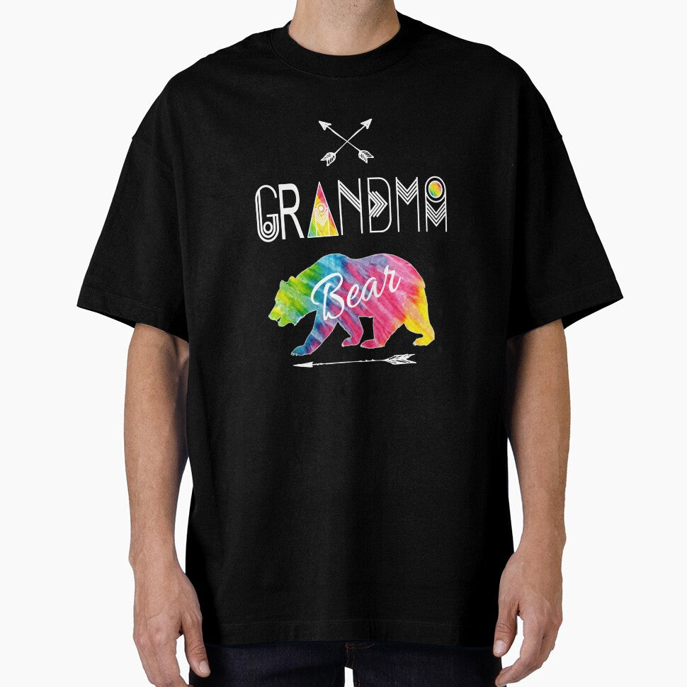 Grandma Bear Matching Family Tye Die Christmas Camping Gift by Sapphire Star