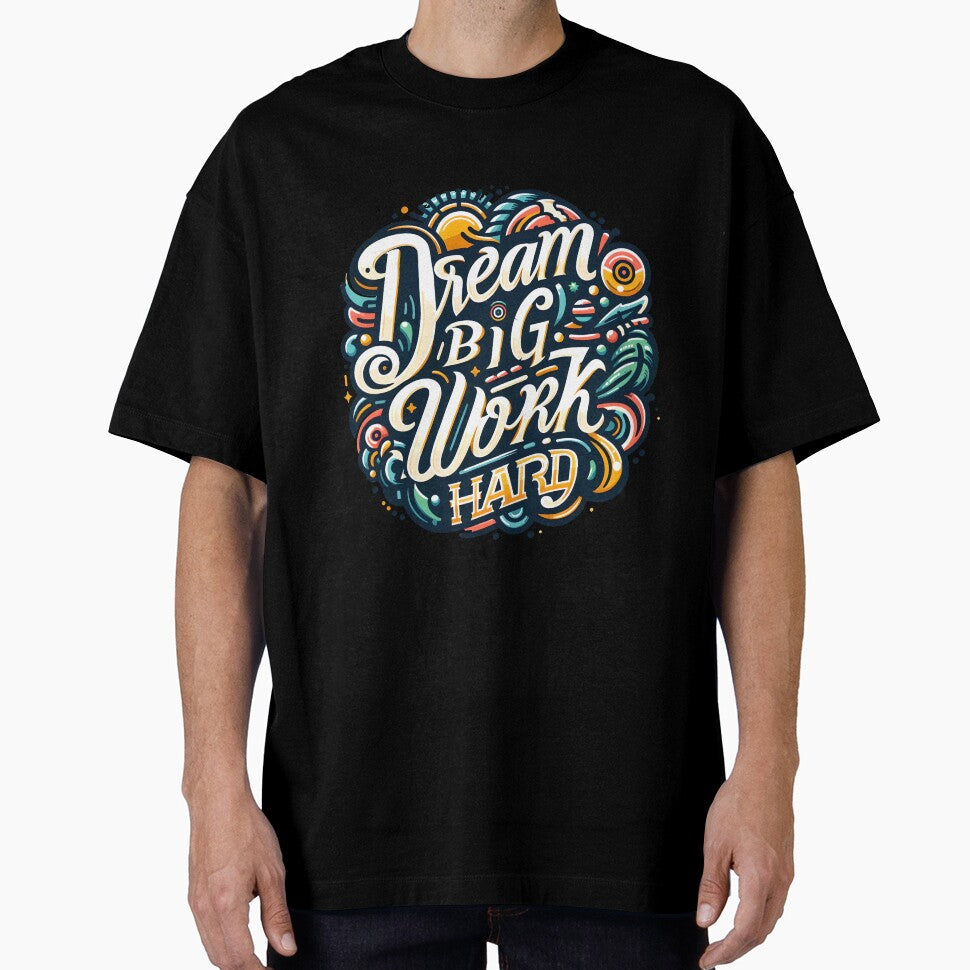 Dream Big Work Hard, typography by maxmaj