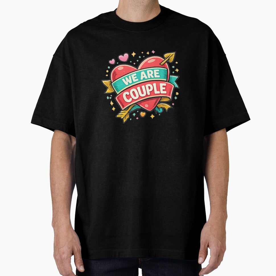 We are Couple Typography Design by Swati's Digital Den