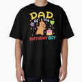 Dad Of The Birthday Boy Capybara Father Son Celebration by AmaXONIC