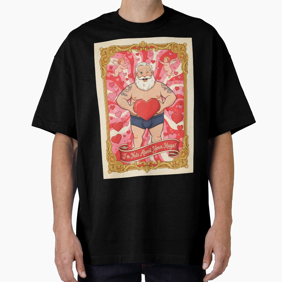 Nuts About Your Hugs! ? A Whimsical Valentine with Cherubs, Hearts, and a Bearded Gentleman ? by Black Rainbow Studios