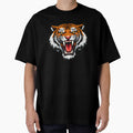 Roaring Tiger Sticker – Fierce Wild Tiger Head Vinyl Decal Animal Art by Kanvasly