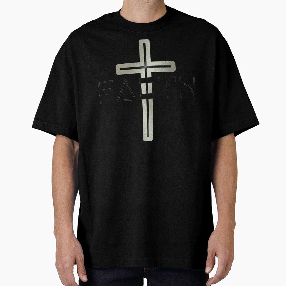 FAITH Bold Minimalist Design - Spiritual Word Art for Believers by AlienTechs
