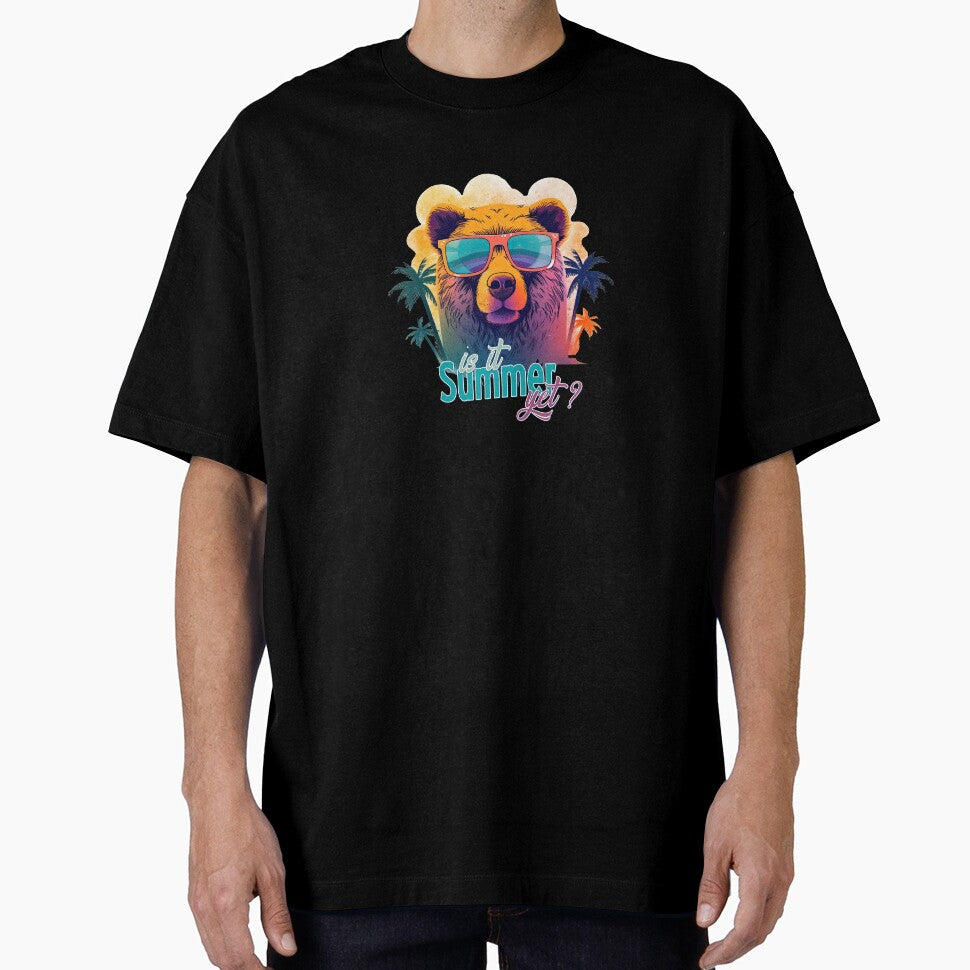 Is it Summer yet? With a bear wearing sunglasses by TeePulseMania