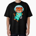 Cute Tiger, Astronaut Tiger Space Tiger Tee for Men Women kids by Waleedw