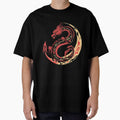 Celestial Fire Dragon – Red & Gold Crescent Mythic Emblem by Nuve-ra