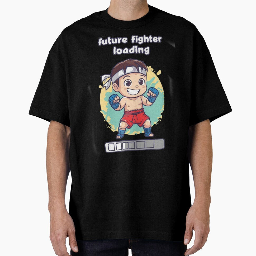 Funny Muay Thai Kids Shirt, Future Fighter Loading, Kids Fighter Tee, Martial Arts Kids Shirt, Mini Fighter Gift by Muay Thai Family Club