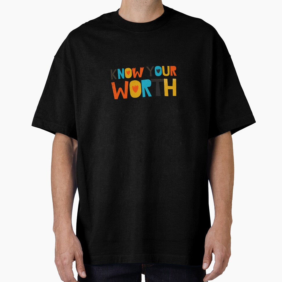 Know Your Worth - Inspirational and Motivational Quote by greenoriginals