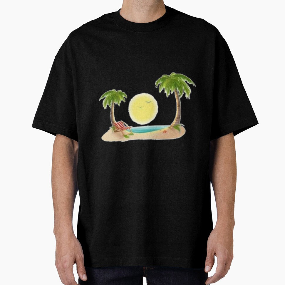 Beach sand paradise sea lake by Alexandra Designer