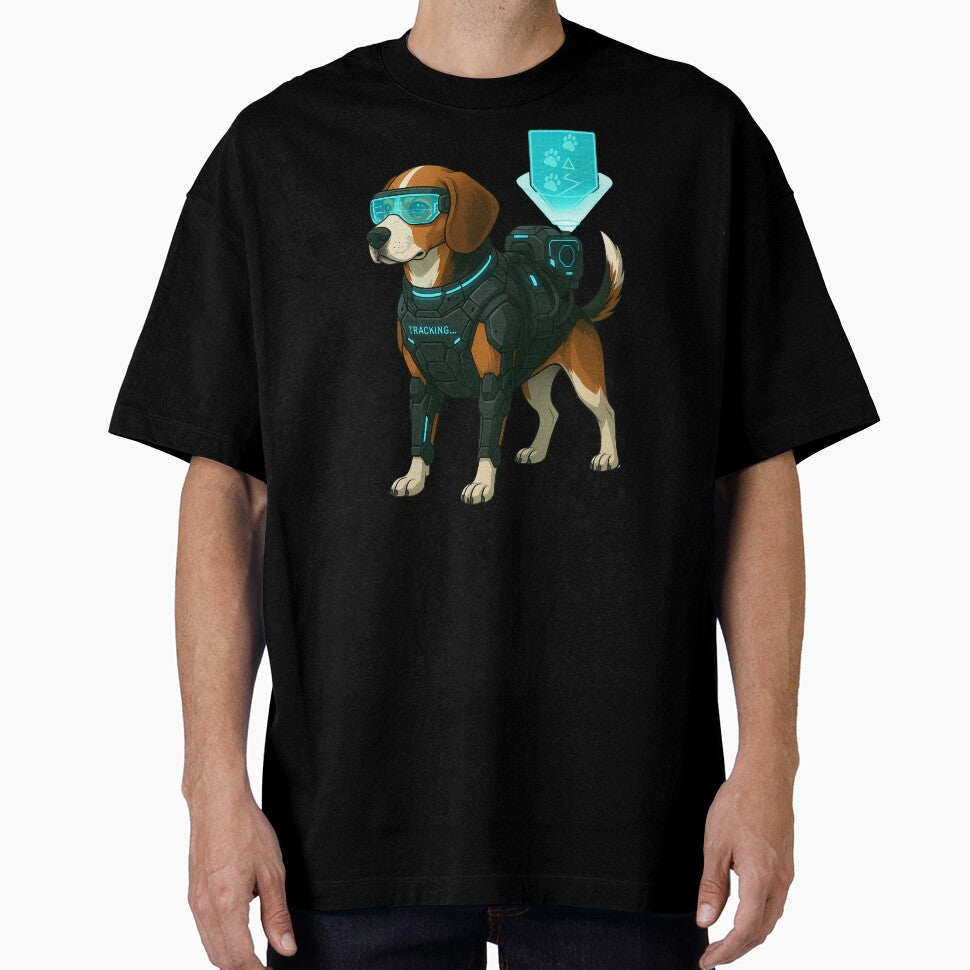 Cyberpunk Tracking Dog - Beagle by Patternicity