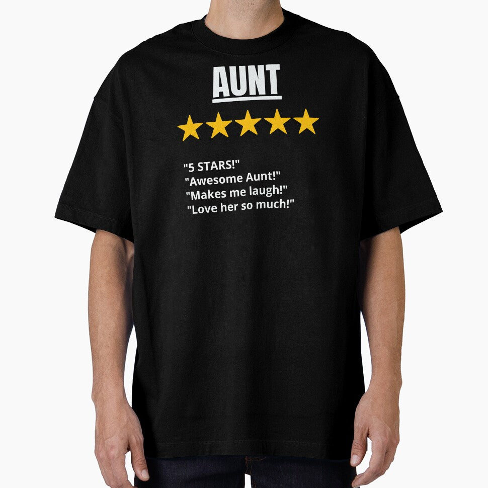 aunt gift 5 star by BlessItAllTees