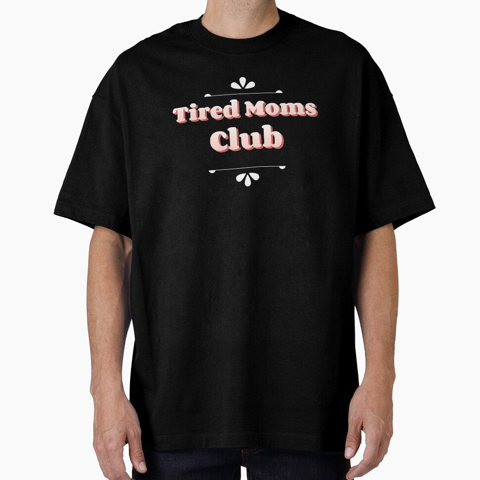 Tired Mom Life | It's A Thing | Funny Exhausted Mom Shirt Retro Tired Moms Club Tee by RandisTees