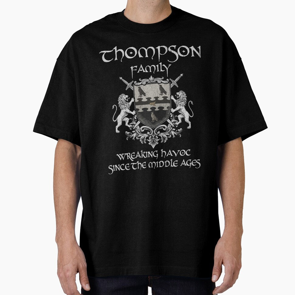Thompson Family Crest – Medieval Heritage Emblem for Ancestry Lovers & Vintage Style Fans by 9X FR
