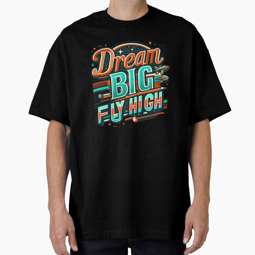 Dream Big Fly High, typography by maxmaj