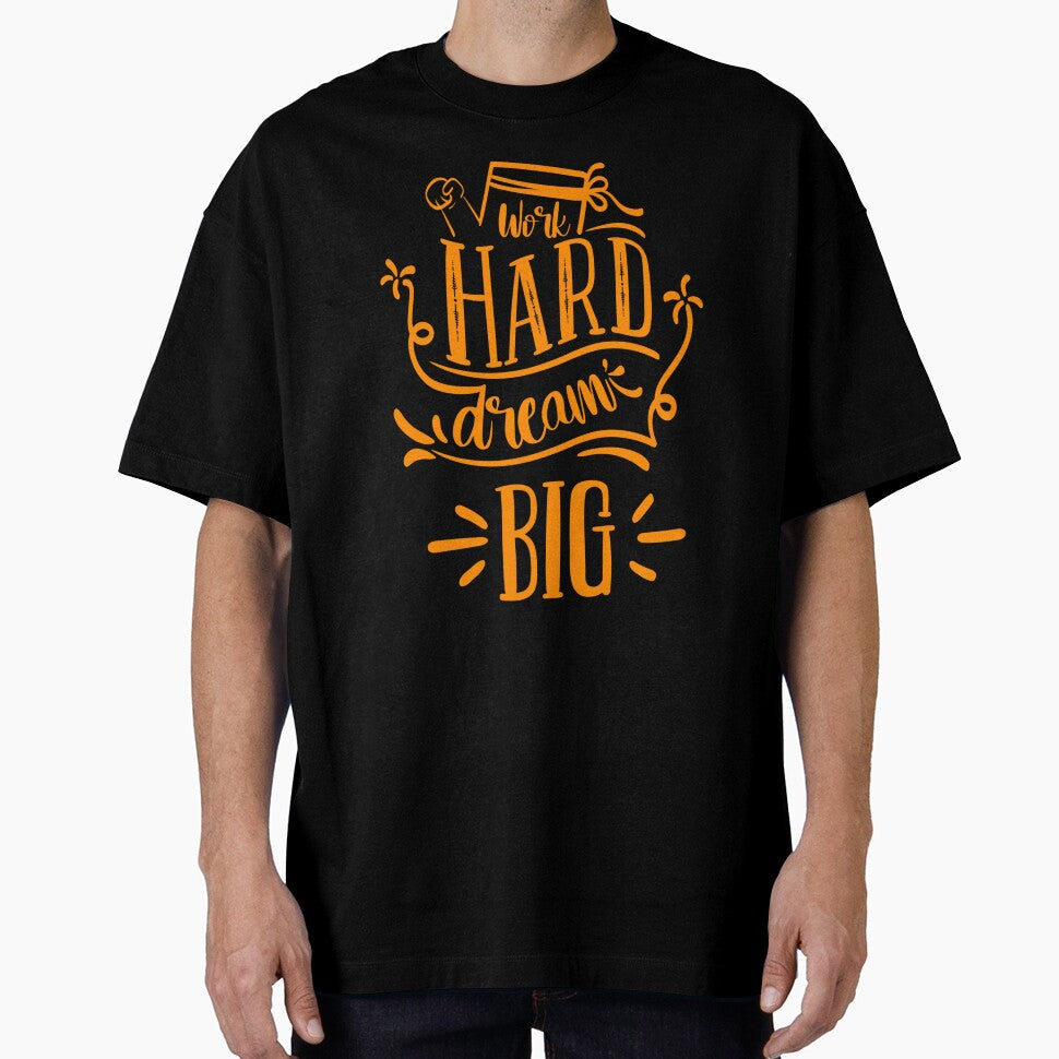Work Hard Dream Big Motivational Quote by Open Canvas
