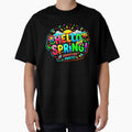 Hello Spring Adventure Awaits - Kawaii Colorful Nature Doodle by RS-Globalist-