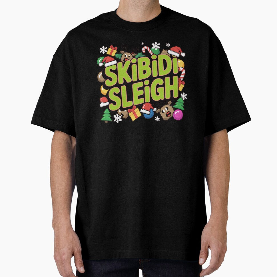 Skibidi Sleigh, funny Gen Z and gen Alpha Christmas by NoetherSym