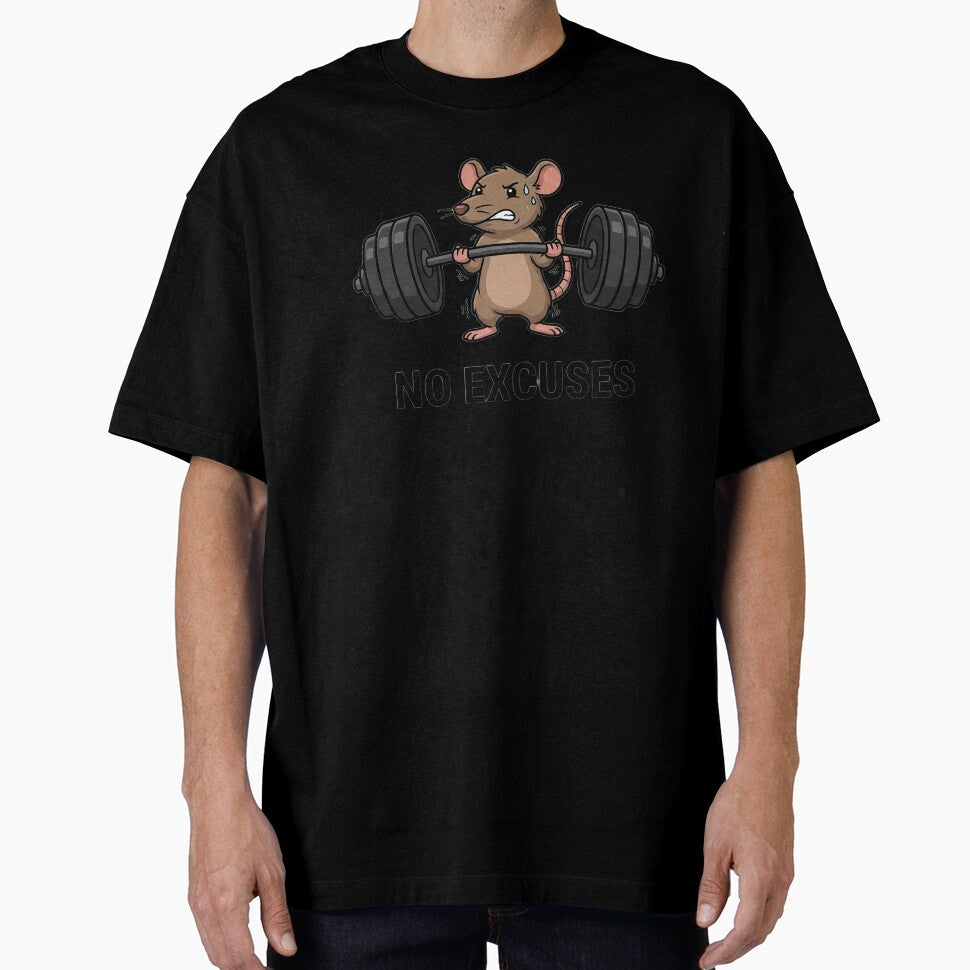 Funny Weightlifting Rat - Gym Motivation by LYZ7VANI
