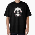 Shy Panda Kawaii Cute Blushing Panda Cartoon Sticker by ColorSplash123