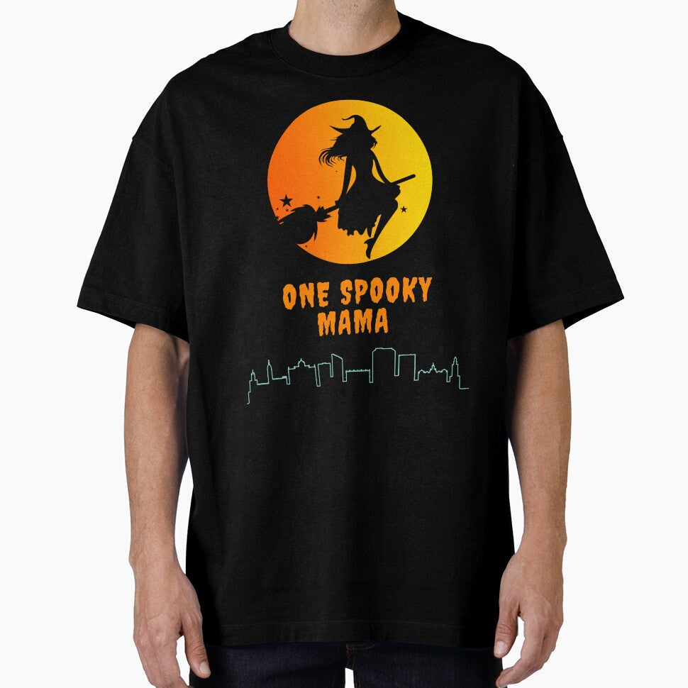 One Spooky Mama T-Shirt For Any Mom, Women, Girl Who Wants To Stay In The Halloween Spirit. Great Gift Idea For Halloween by House-Of-Pinto