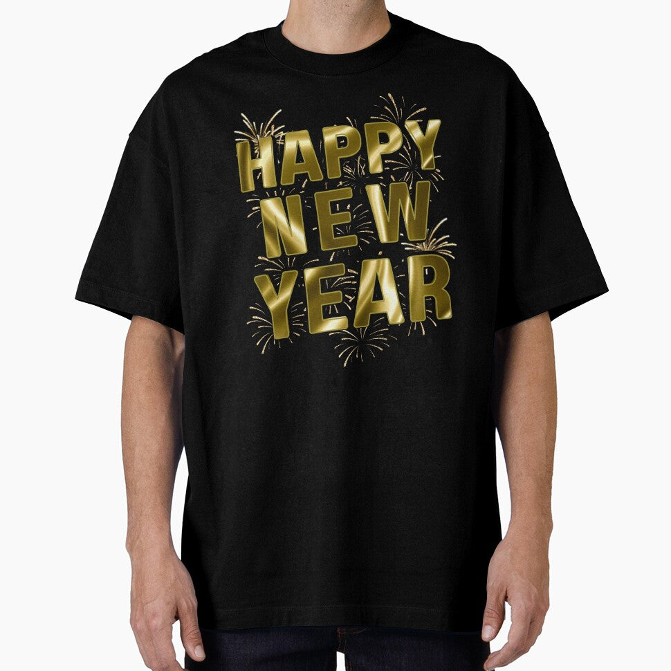 Happy New YEar - Gold Firework by Oz64
