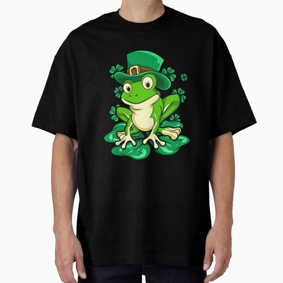 Funny Irish St. Paddy's Frog Shamrock St. Patrick's Day by Coconil