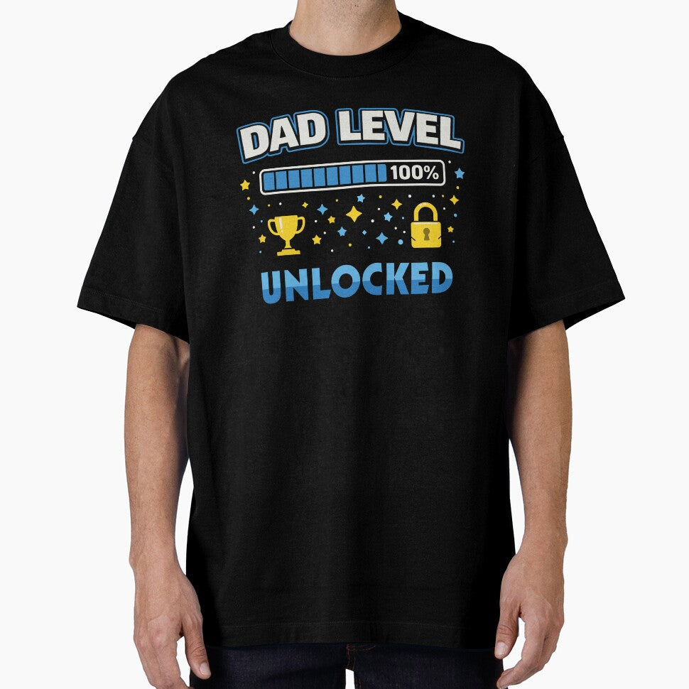Dad Level Unlocked by Rocamisetas