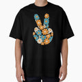 Peace Hand Sign Hippie Flower Groovy 60s 70s Party Outfit by HORIZBoutique
