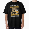 Grumpy Bear Beer Lover Funny Drinking Shirt Party Know Things by w1ckerman