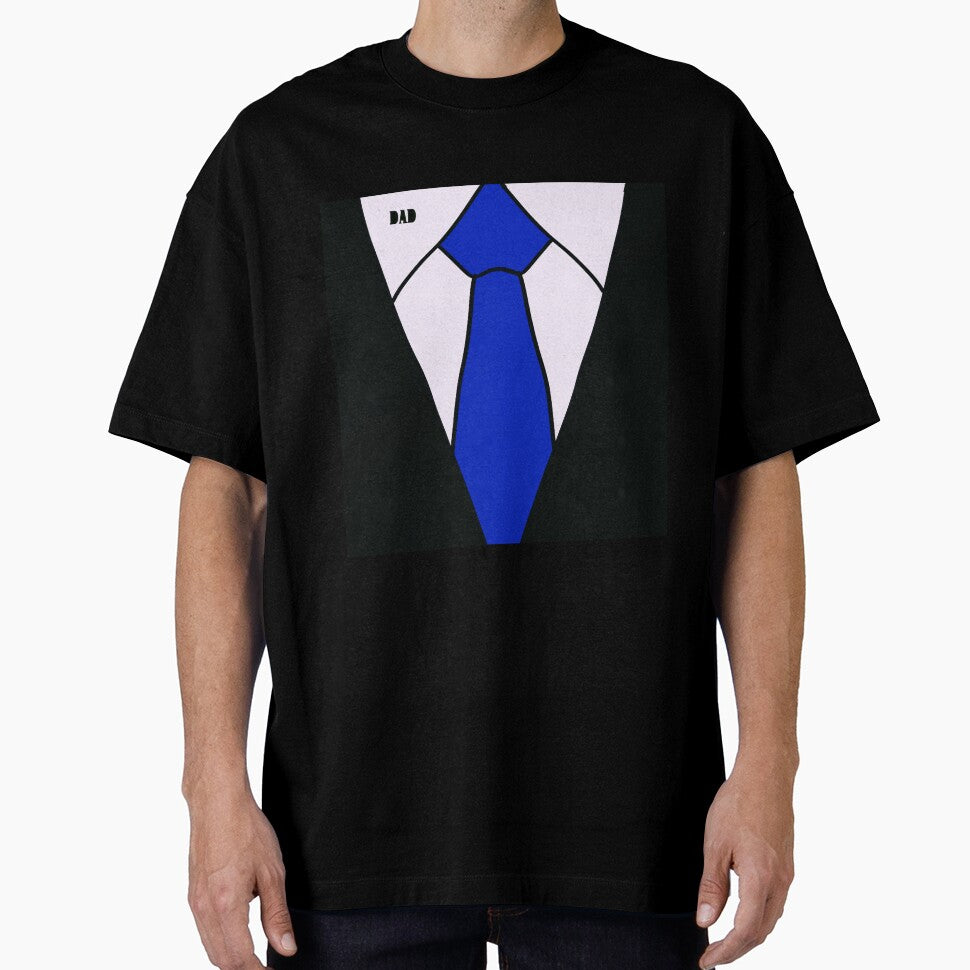 Blue tie black suit design by chanelw-22art
