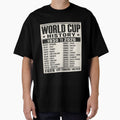 World Cup History 1930–2026 Vintage Football Timeline T-Shirt by ArthUpscale