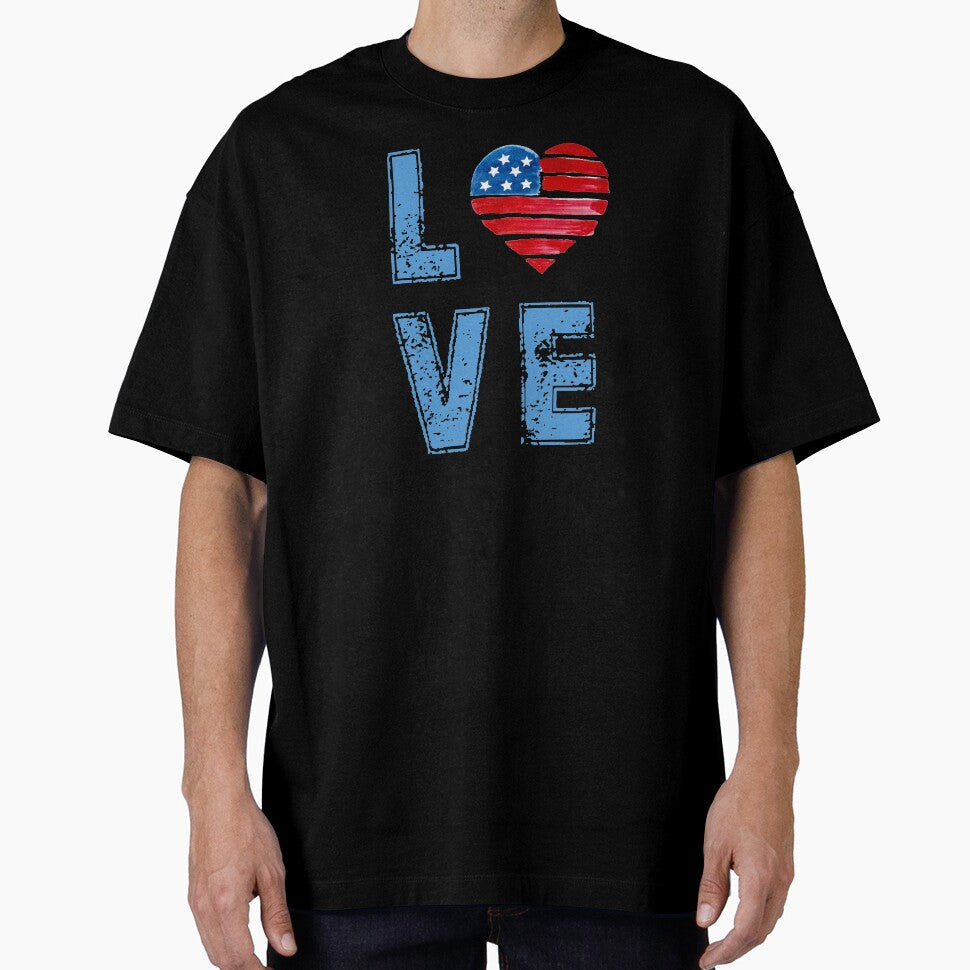 happy independence day love usa by John Hana