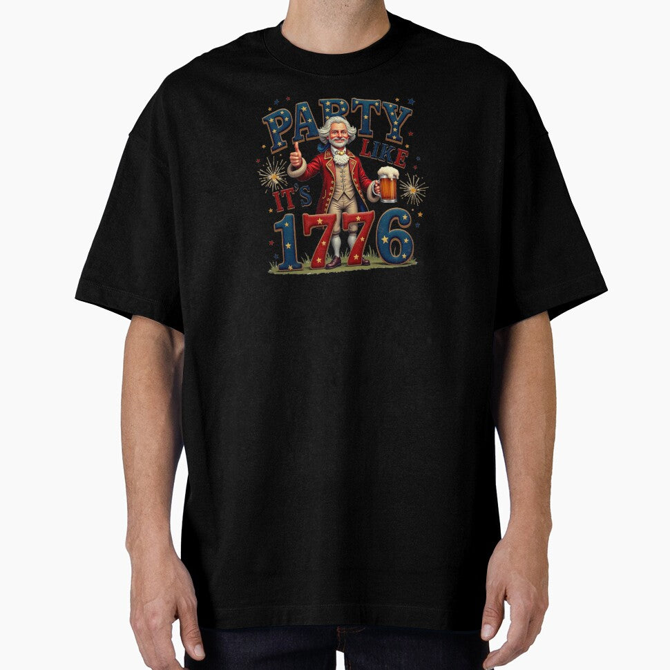 Funny 4th of July Shirt – Party Like It’s 1776 Patriotic Tee by SNW-Collective