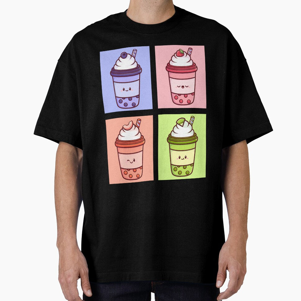 Kawaii Bubble Tea Friends – Cute Little Pastel Boba Drink by Magsu.art
