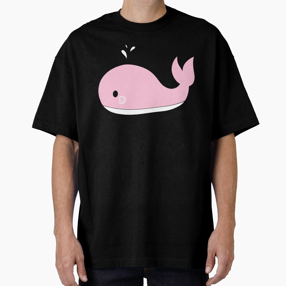 cute pink whale! by floradoodles