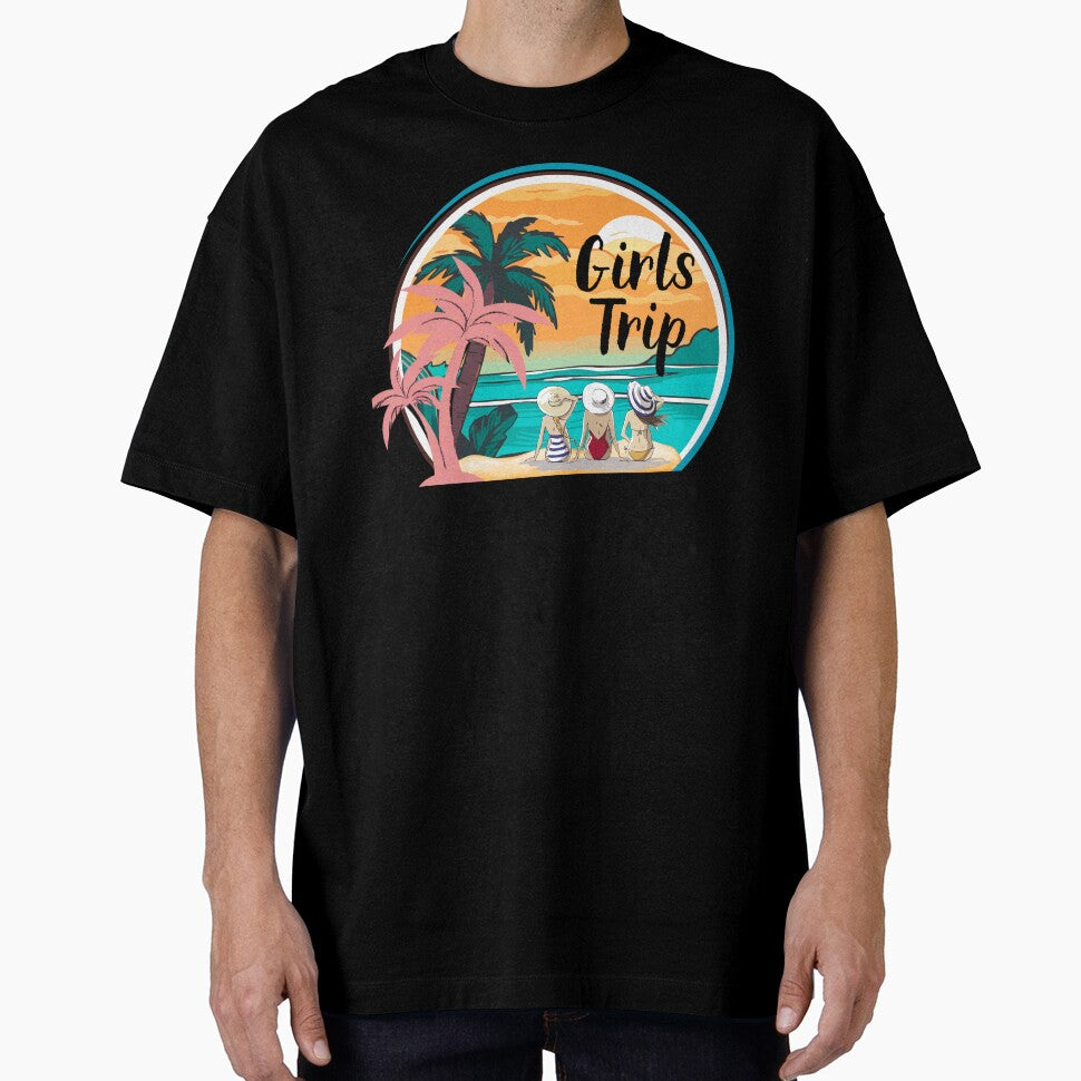Girls Trip Ocean Beach Palm Trees Fun Getaway by BeachinArt