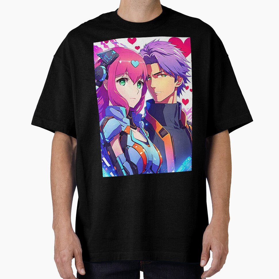 Futuristic anime love by ArtsJulian