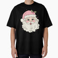 Retro Vintage Pink Santa Claus Pink Christmas by Stroblesamuel