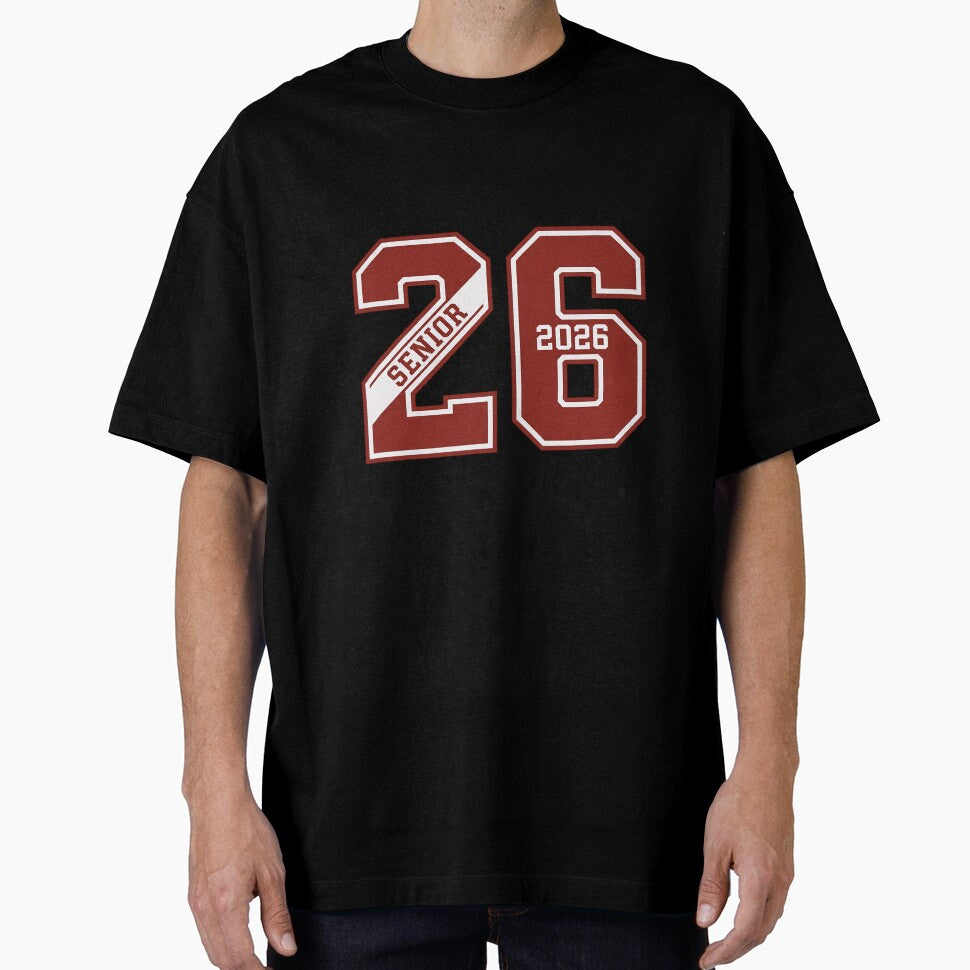 CLASS OF 2026 - MAROON LETTERMAN STYLE SENIOR CLASS 26 by catsdothingz