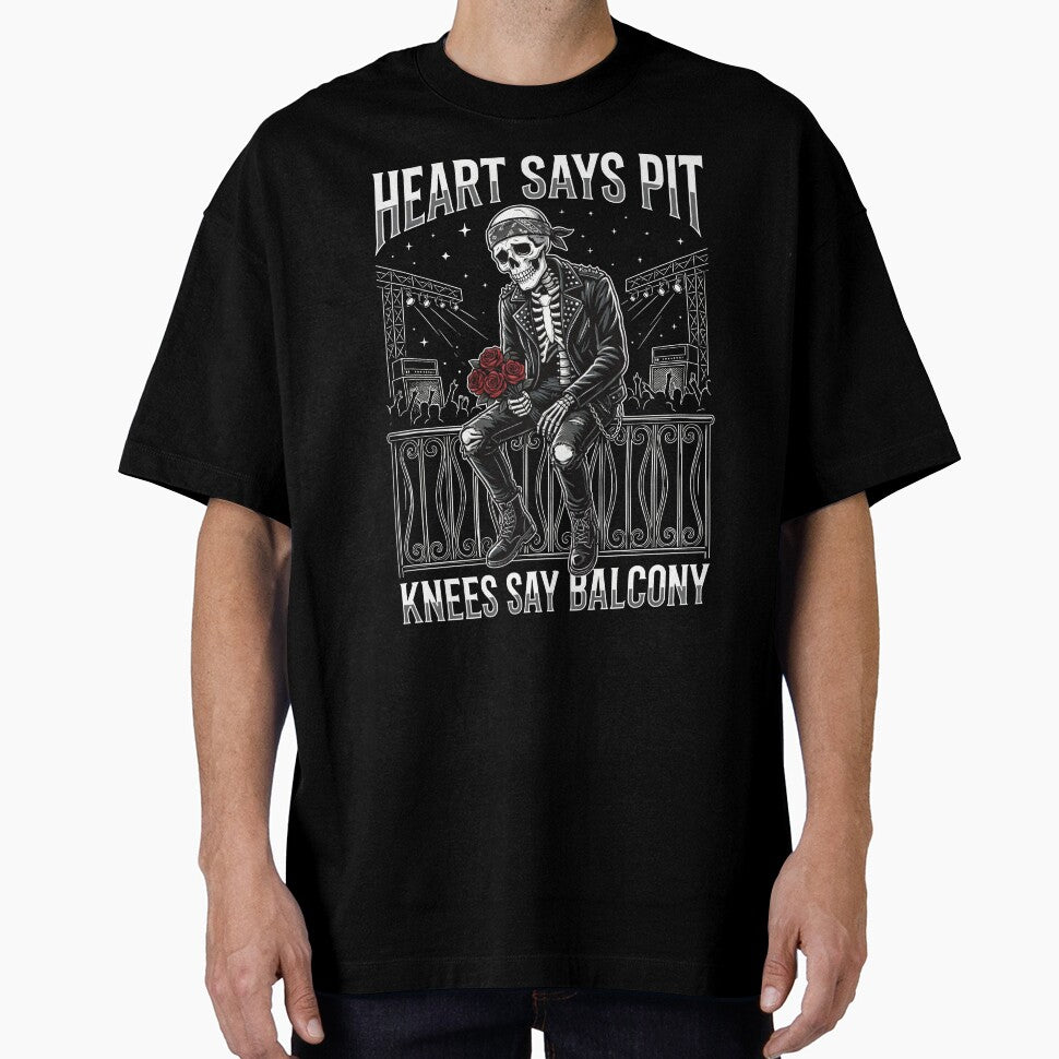 Heart Says Pit Knees Say Balcony by OskarCreates