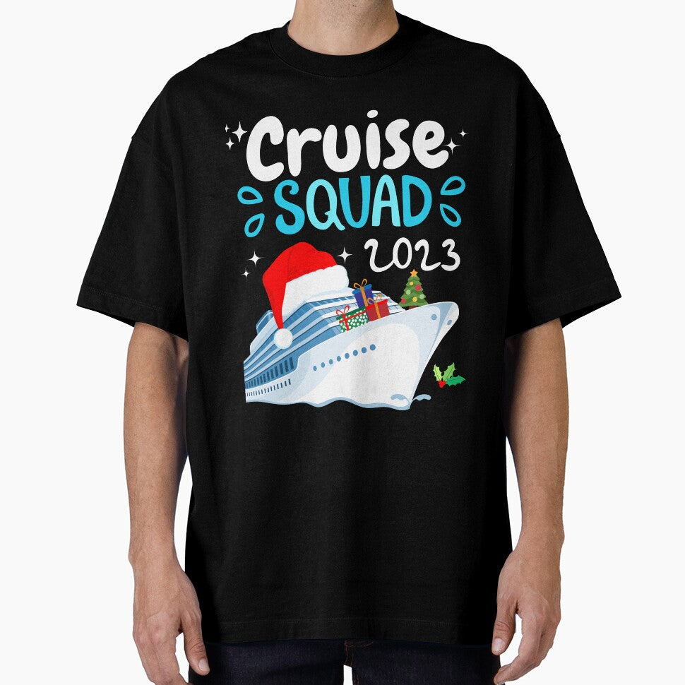 Cruise Squad Family Vacation 2023 Matching Group Party Trip Beach Christmas Xmas Funny Cruising Lover Men Women Merry by BunBuntheDog-