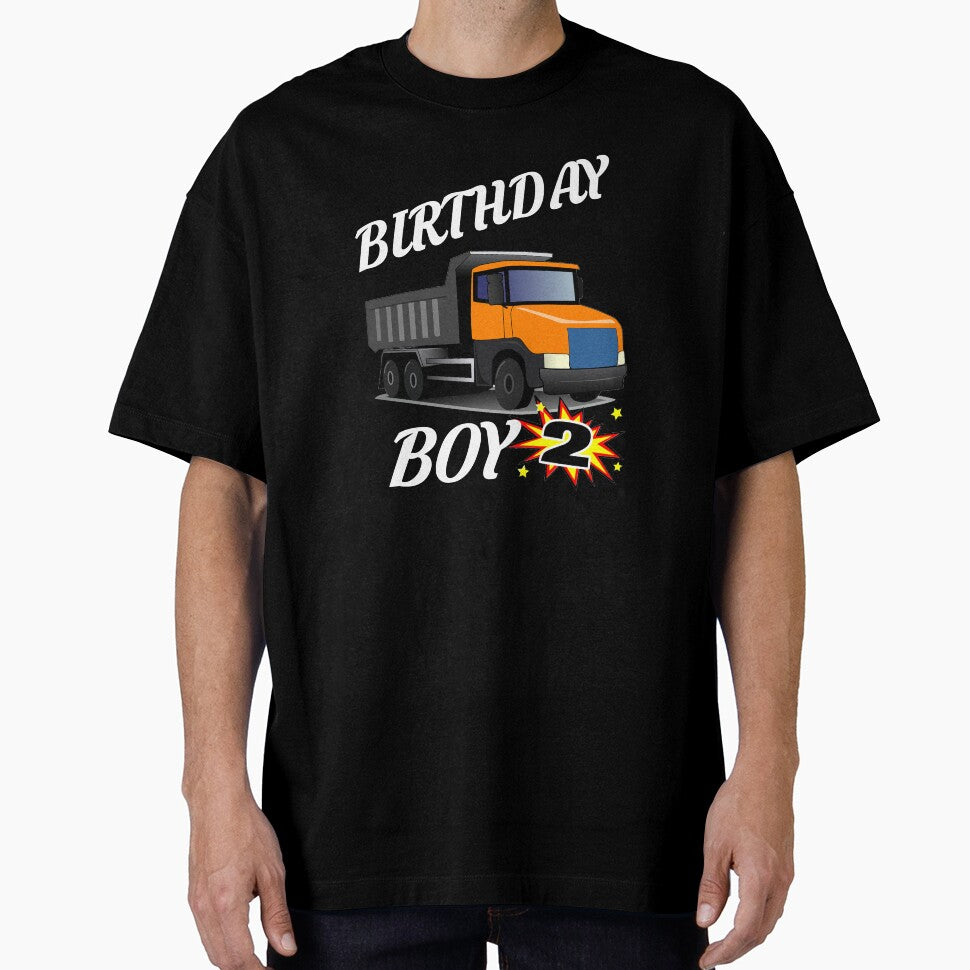 2 Years Old Birthday ShirtDumptruck GifDesign by drwigglebutts
