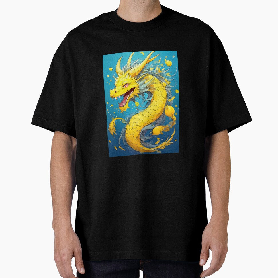 Cute yellow dragon by BAR DEC