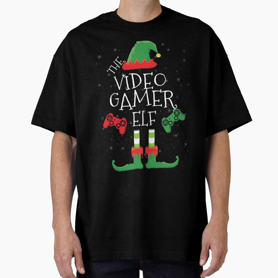 Video Gamer Elf Family Matching Christmas Group Funny Gift by DavisHasari