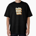 Faith Hope Love Retro Seventies Design by macfriends