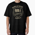 Biblichor Addict – Dark Academia Vintage Book Aesthetic Shirt by Mouraludia