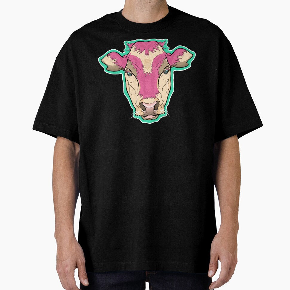 Strawberry cow symmetrical portrait style by IllustrateLaw